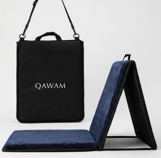 Tapis de Prière Pliable avec Dossier — QAWAM